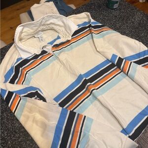 H&M Relaxed Fit Shirt with Blue Stripe